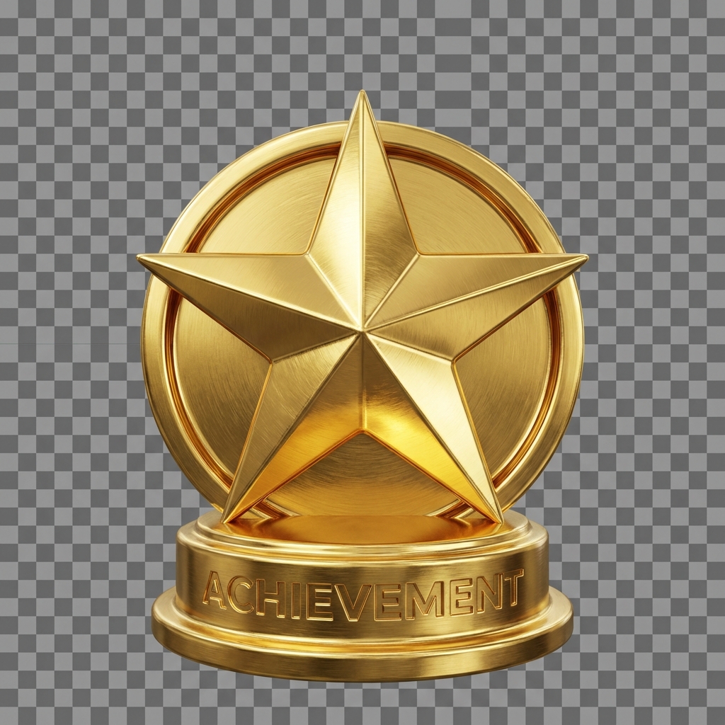 Achievement Star Badge