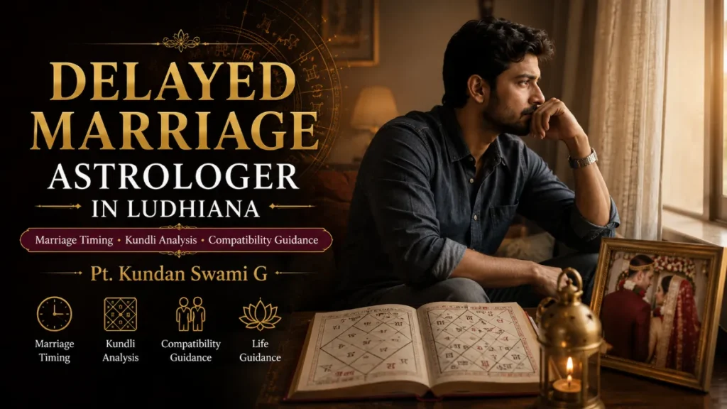 Delayed Marriage Astrologer in Ludhiana: Understanding Marriage Timing Through Vedic Astrology